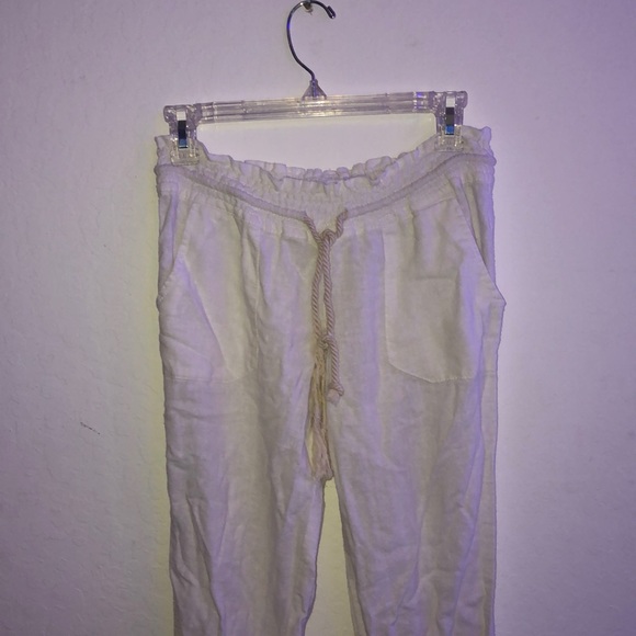 Roxy White Summery Pants - Picture 1 of 2
